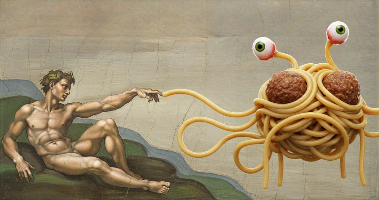 空飛ぶスパゲッティモンスターによる天地創造